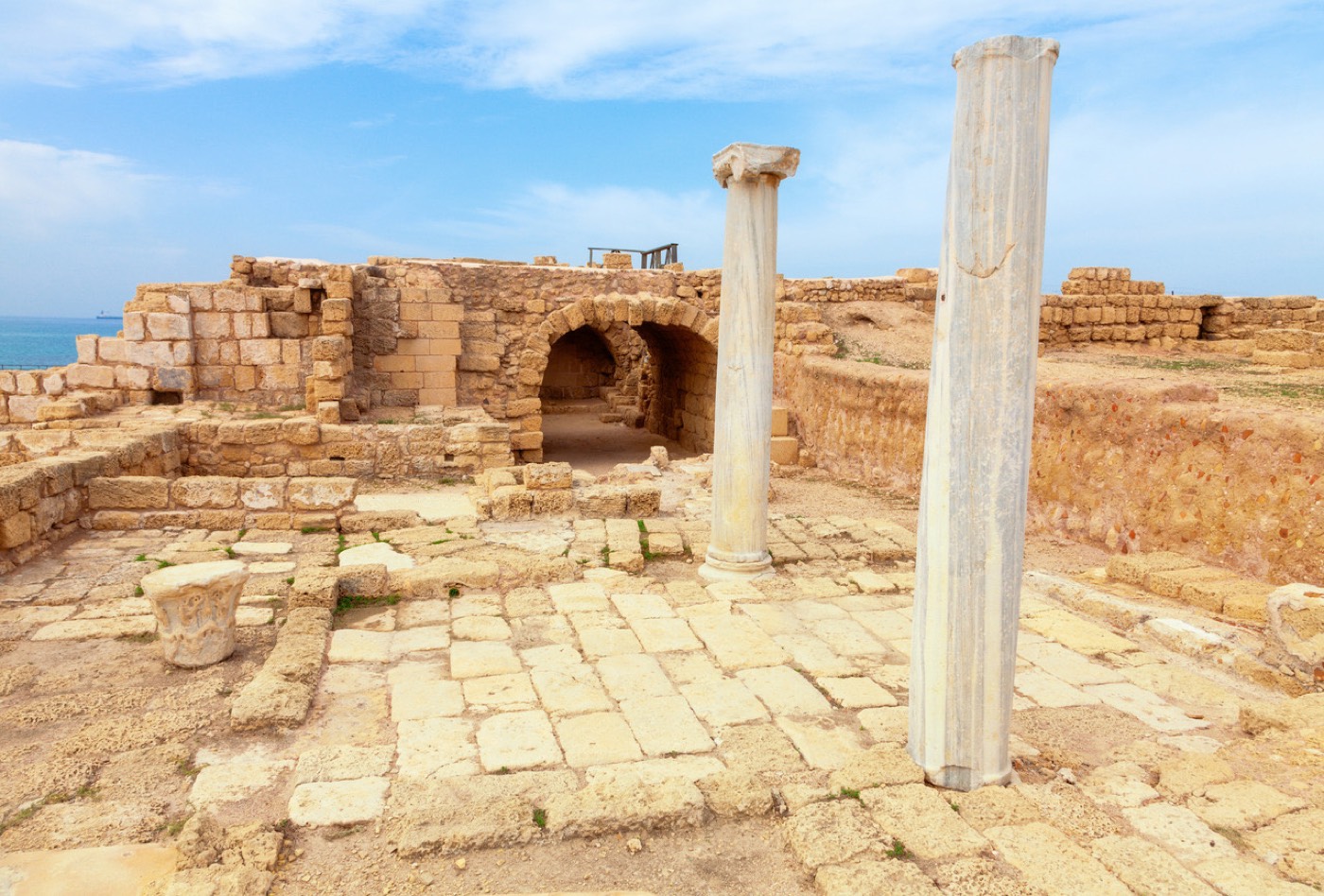 Columns at Caesarea Maritima