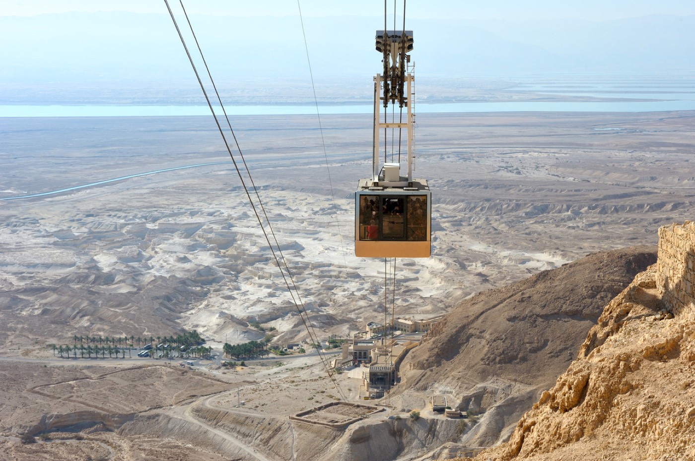 The Masada cable car